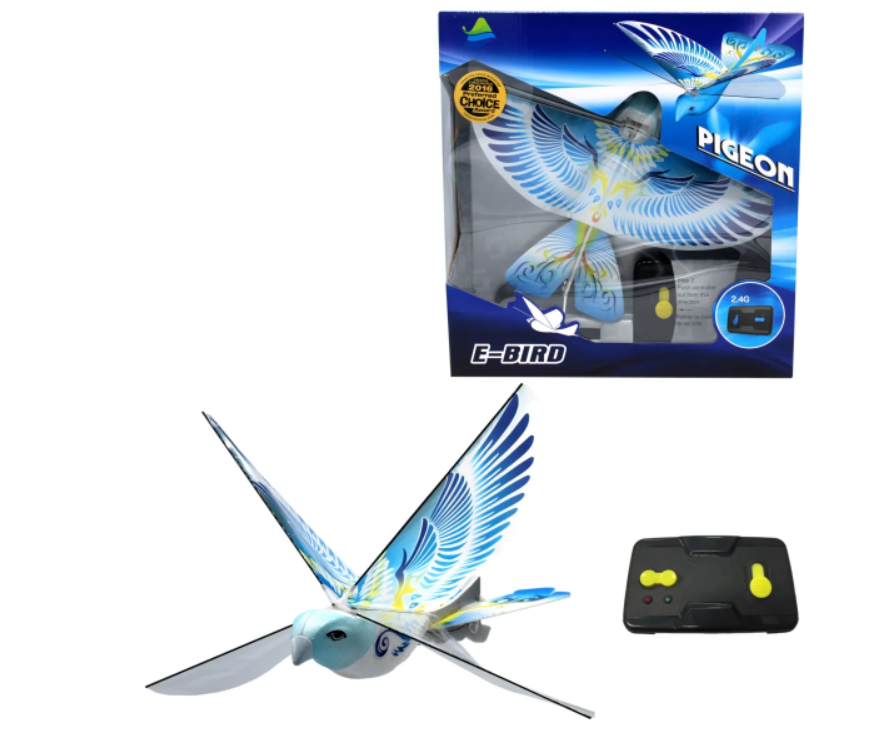 eBird Blue [Pigeon] - x2 Channel RC Flying Bird
